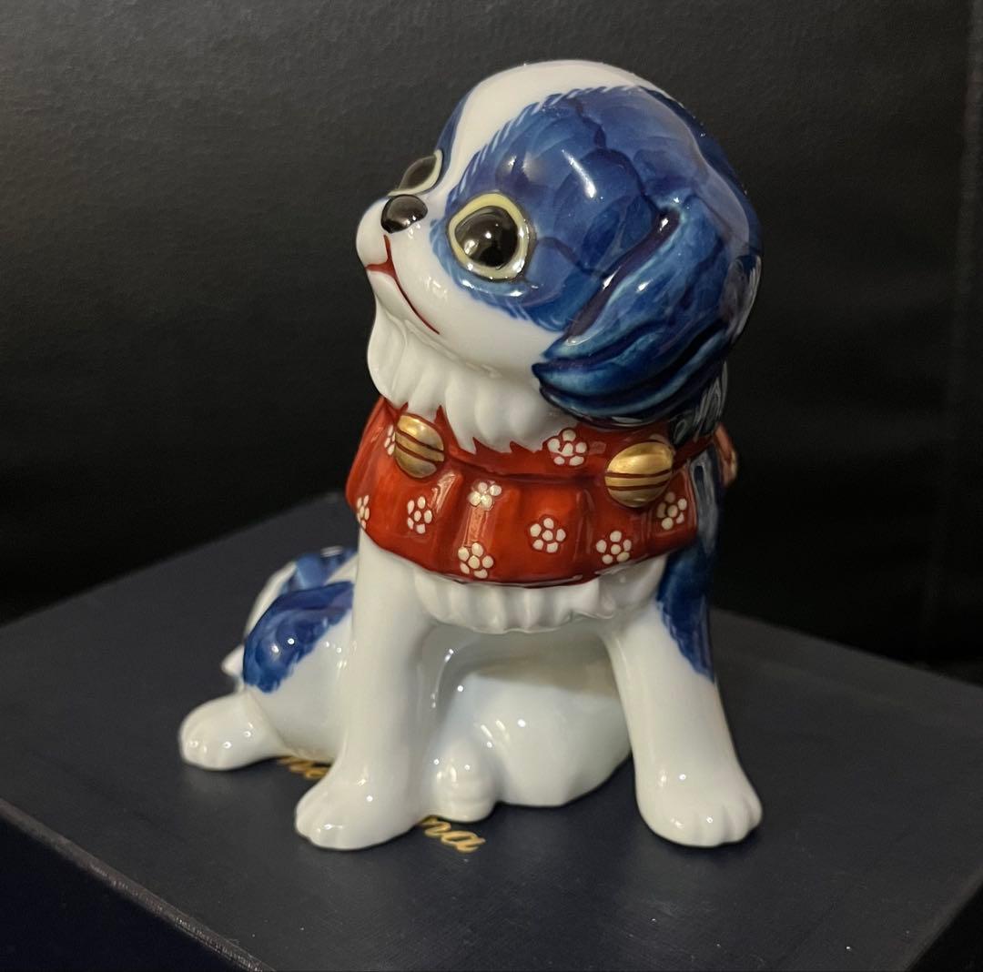 源右衛門窯 染錦戌 そめにしきいぬ 置物