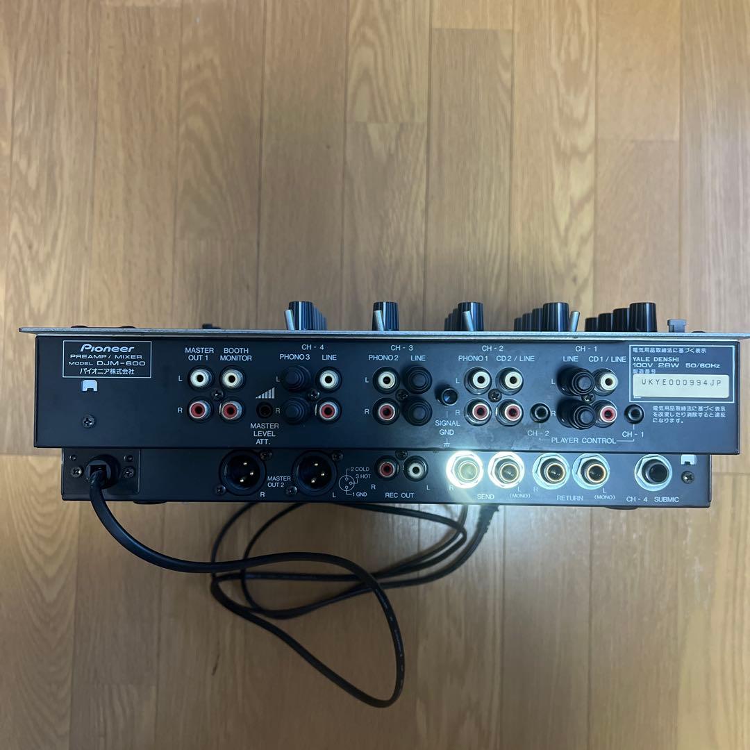 Pioneer DJM-600 パイオニア DJミキサー名機