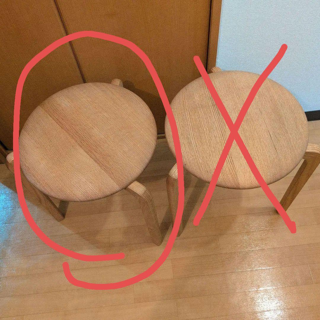 DENTO　LISCIO　スツール　3本脚