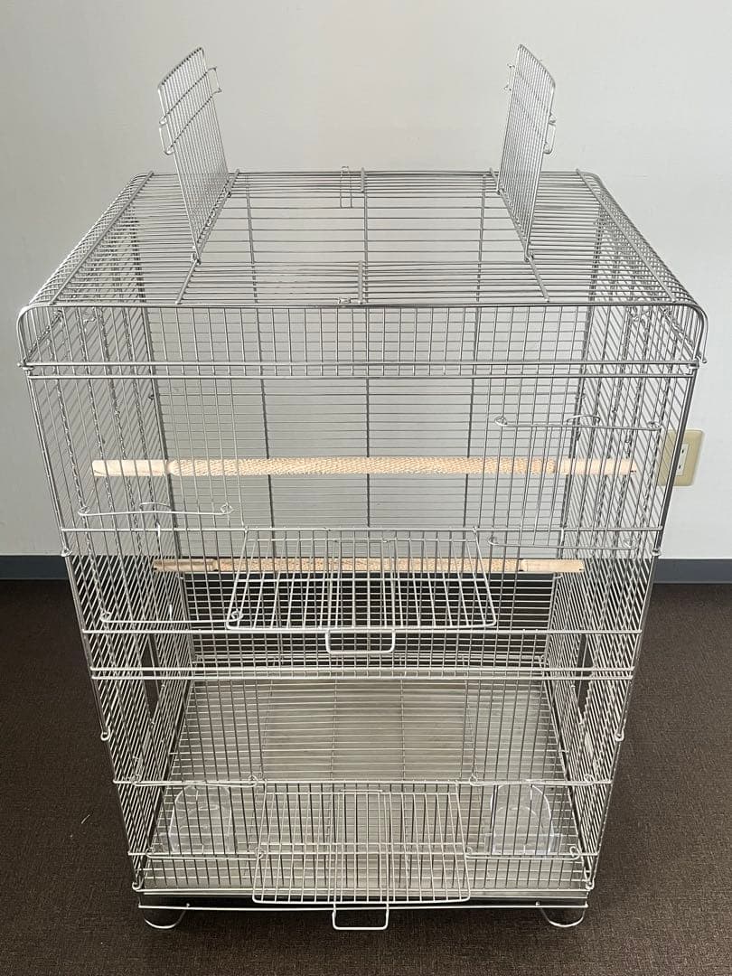 【新品未使用】オールステンレス製 大型ケージ　送料無料！