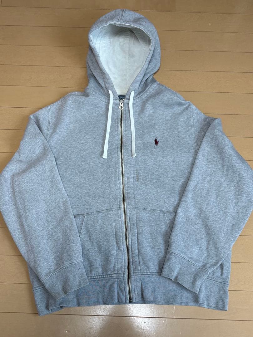 Polo by Ralph Lauren グレー フルジップパーカー XL