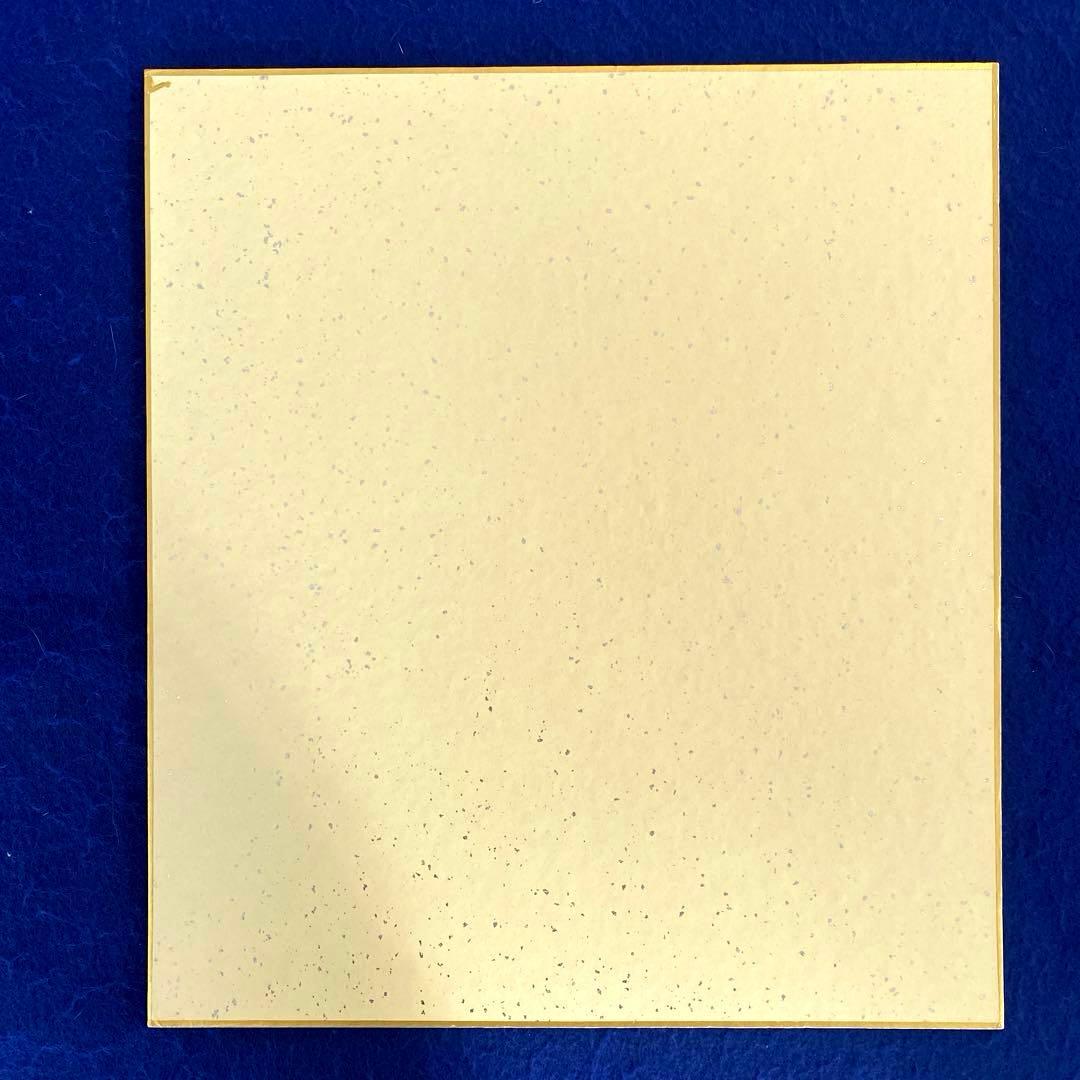 昭和アイドル　松田聖子　直筆サイン　色紙　写真付