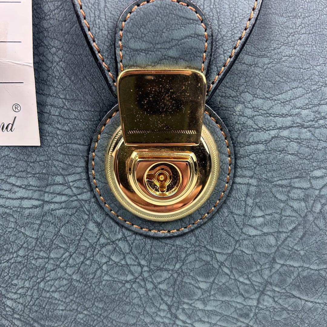 【新品未使用】Live Friend 象革 ビジネス ダレスバッグ 鍵付 緑