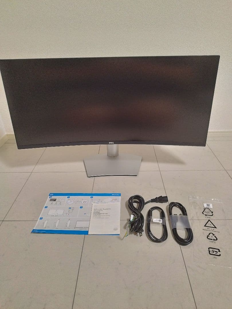 Dell S3423DWC 34インチ湾曲ディスプレイ本体