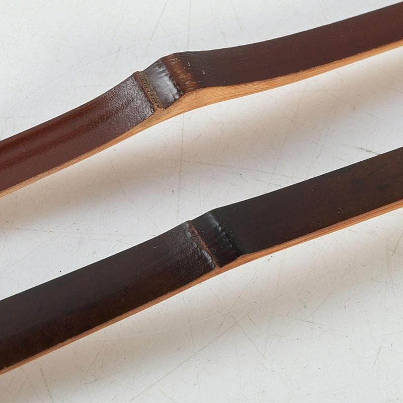 もっくん　利休茶杓　一双　銘『泪写』　小堀卓巌書付　共筒共箱　Z　9748