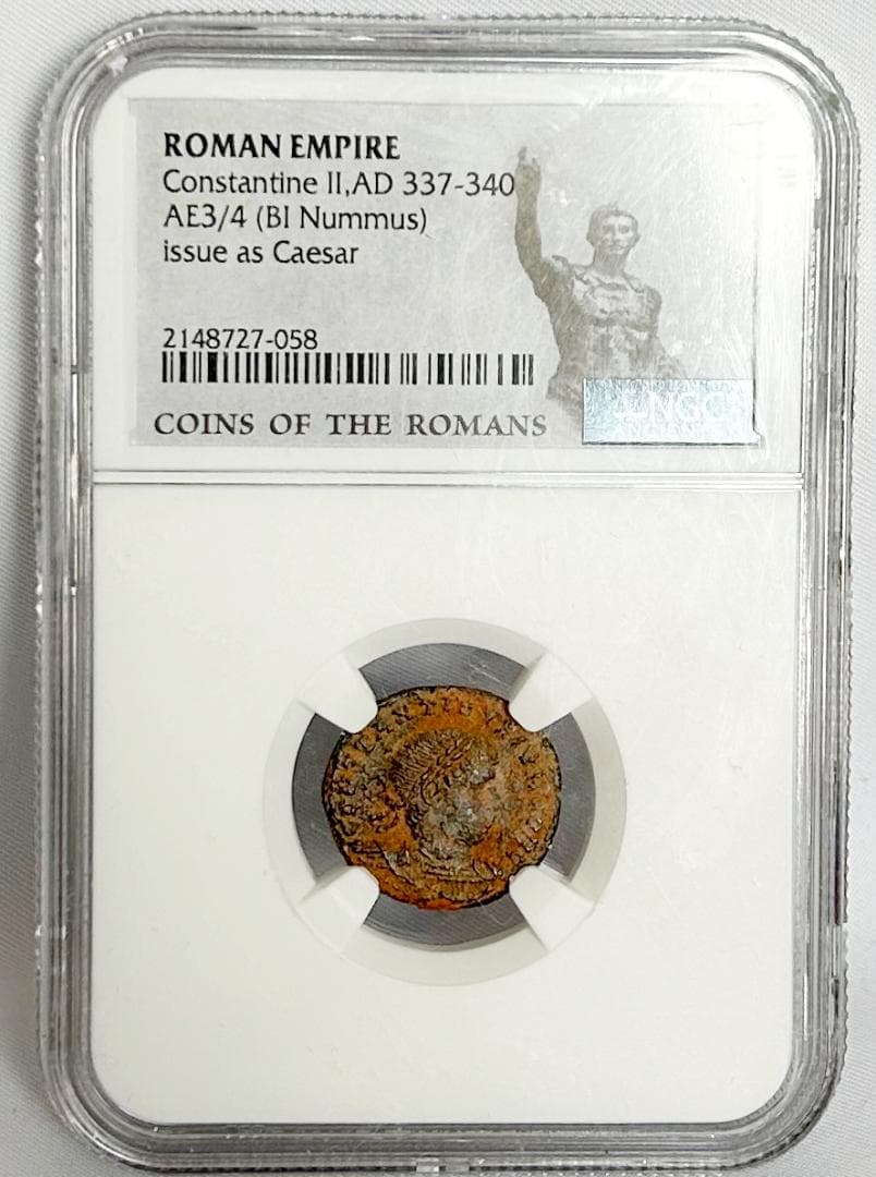 ローマ紀元後337～340年ConstantineⅡCAESAR NGC