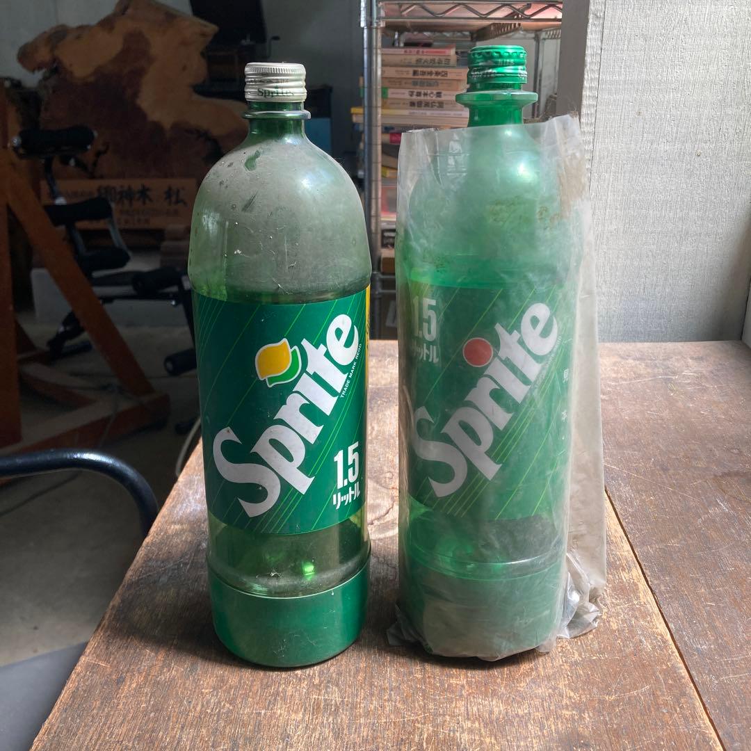 非売品 スプライト 昔のダミーボトル 2本 昭和レトロ ビンテージ コカコーラ