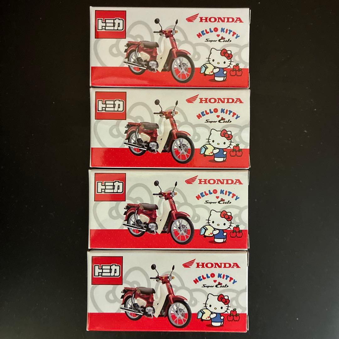 HONDA HELLO KITTY スーパーカブ 4個セット