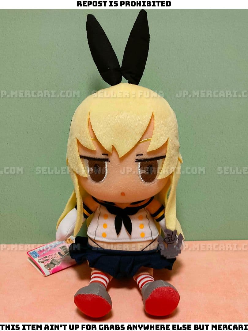 【未使用】艦隊これくしょん 艦これ 島風 おすわり ぬいぐるみ