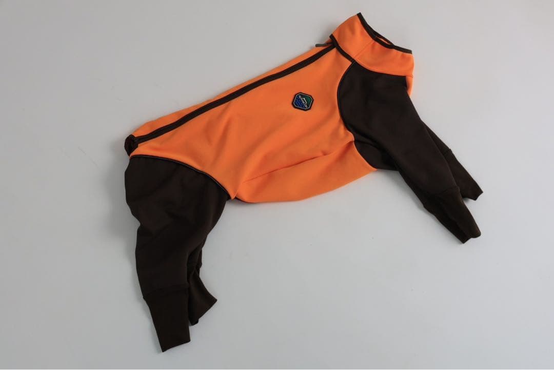 アルファアイコン　ダブルフルドッグガード　オレンジ/茶