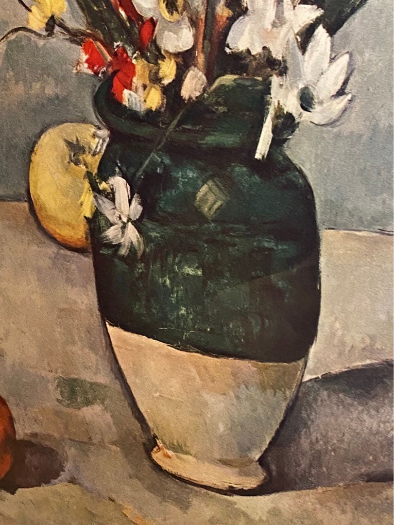 ポール・セザンヌ チューリップの花瓶 額縁 インテリア