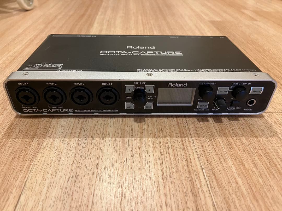 【完動品】RolandOCTA-CAPTURE1010オーディオインターフェイス