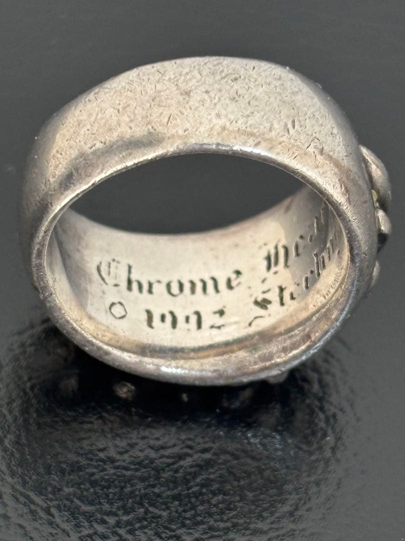 クロムハーツ　フローラルクロスリング　18号