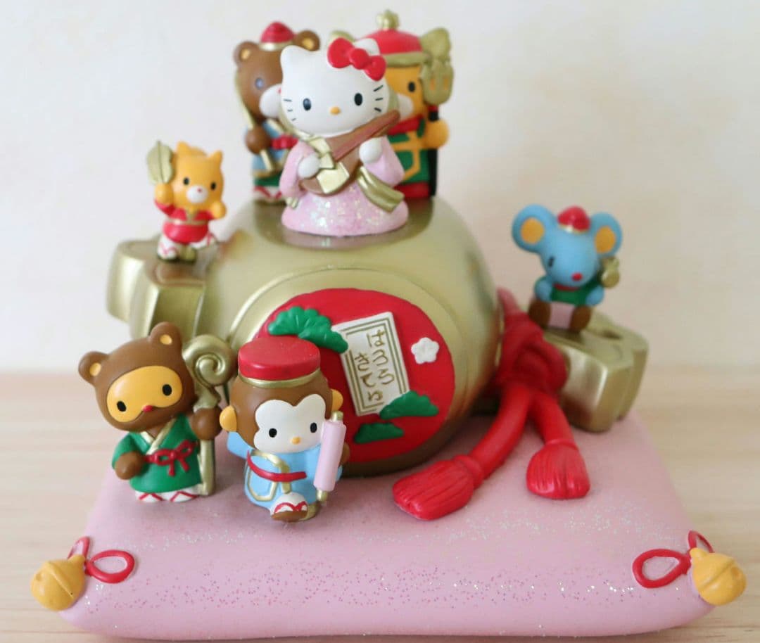 ◎レア　ハローキティ　小槌　七福神　vivitix 置物　縁起物　2003年◎