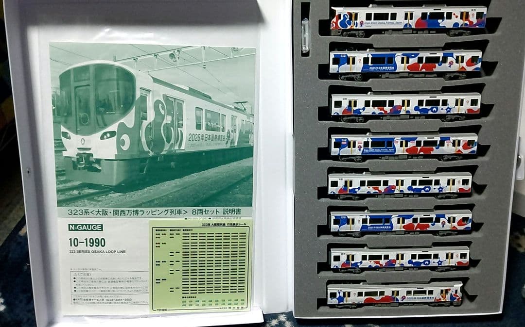 KATO 特別企画品 323系<大阪・関西万博ラッピング列車> 8両セット