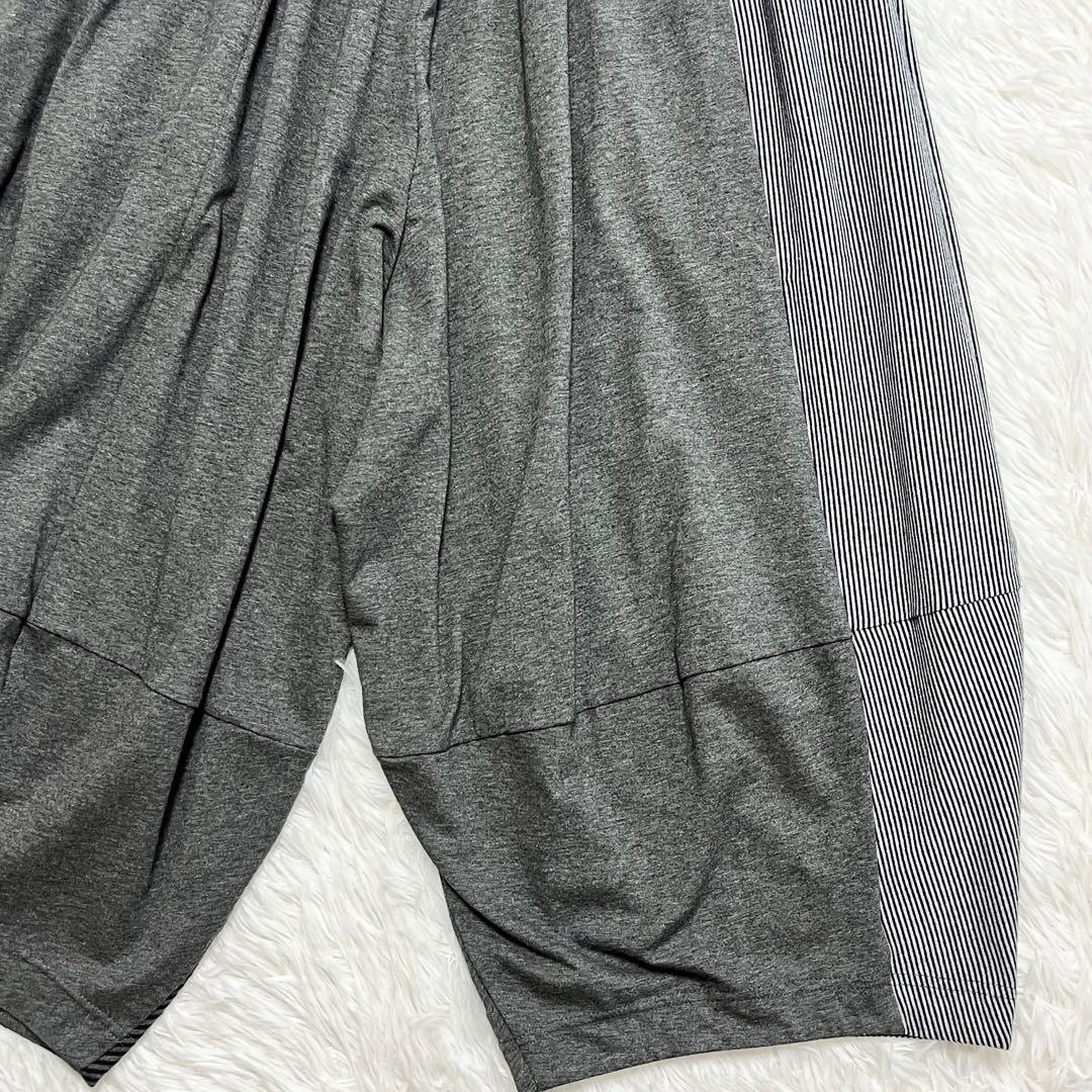 美品　萌　モユル　MOYURU サルエルパンツ　ストライプ　センソユニコ