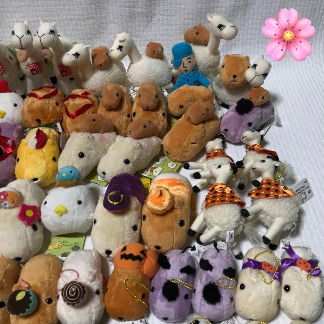 130点以上 まとめ売り カピバラさん ぬいぐるみ マスコット キーチェーン 他