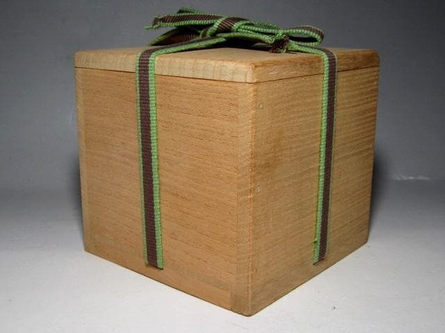 ＜土日限定価格＞中村宗哲 波鶴蒔絵 平棗 裏千家十五代 鵬雲斎花押　　　e49