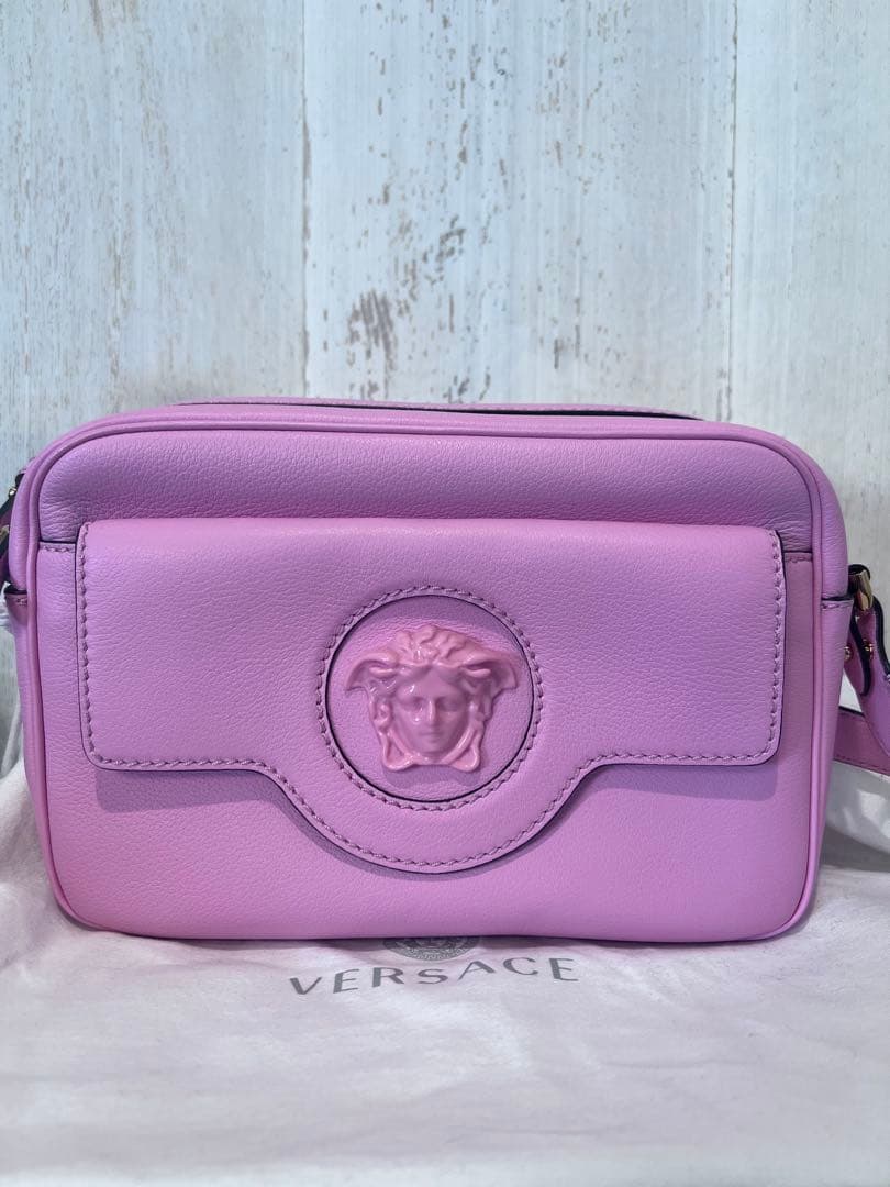 Versace メデューサ ショルダーバッグ ピンク