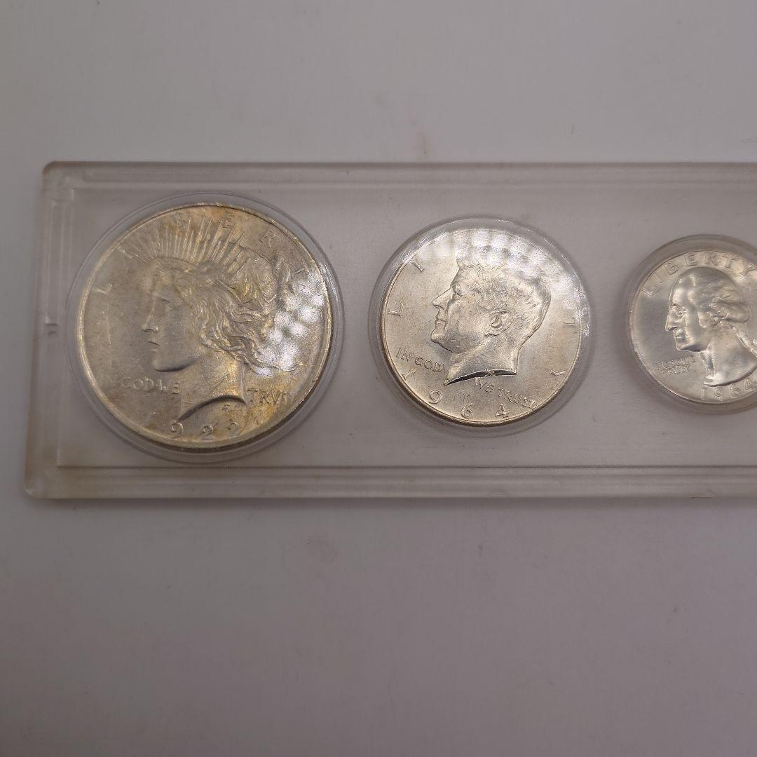 アメリカ リバティ 銀貨4枚 ピースダラー 6枚セット ja1303