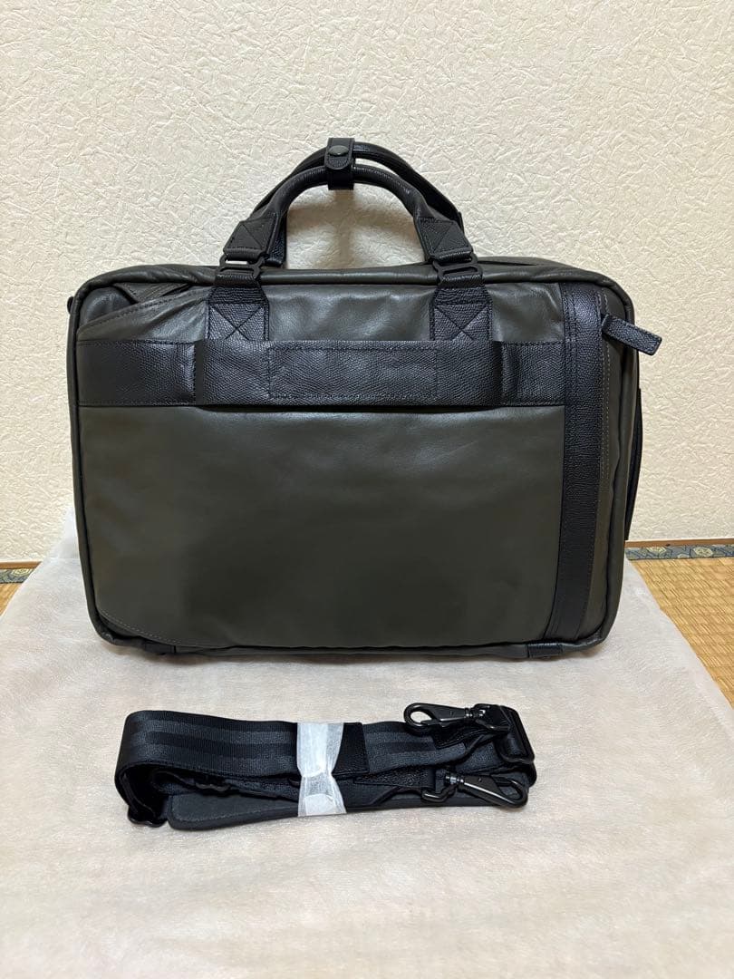 【美品】BRIEFING 【限定品】LEATHER TRINITY LINER