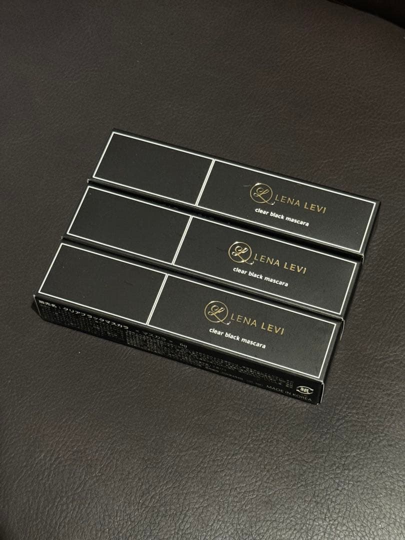 クリアブラックマスカラ　レナレビ　3本セット