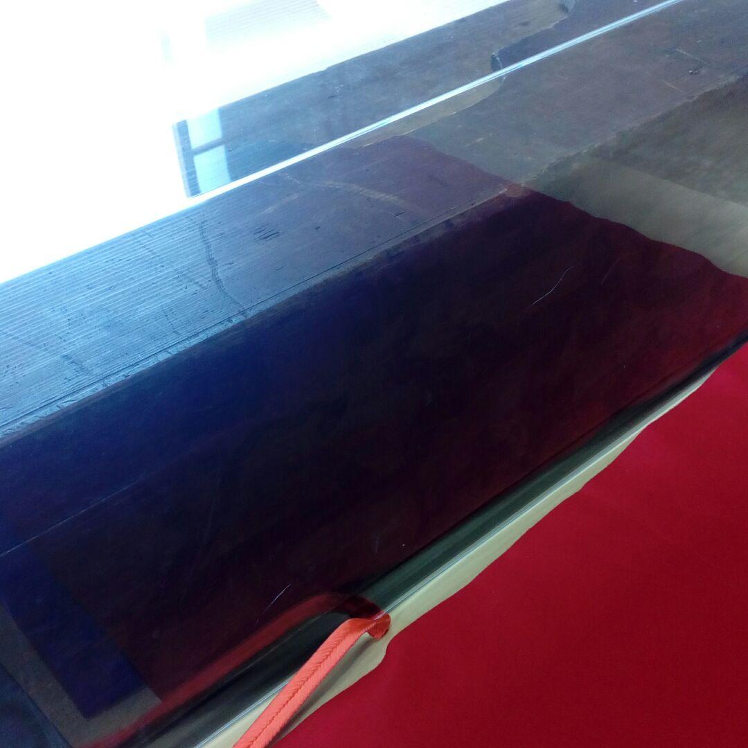 江戸時代稀少１８２９年豪商旧家蔵出大型サイズ時代木製箱アクリルケース入当時物