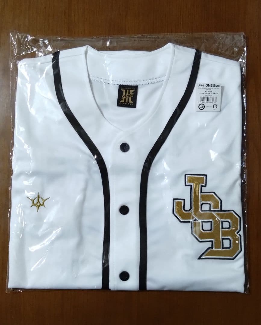 【FC限定】ベースボールシャツ WHITE　2025KINGDOM　三代目JSB