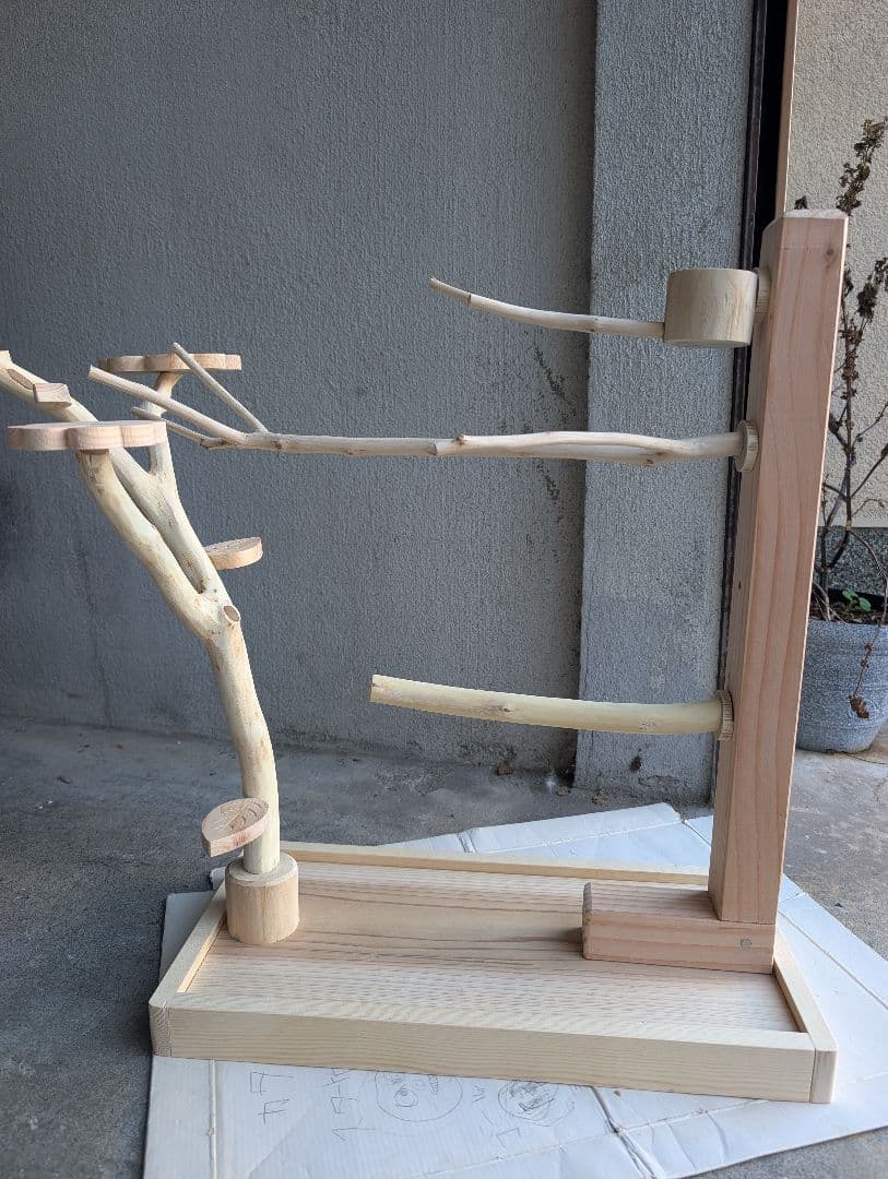 バードアスレチック32　(止まり木5本付き)