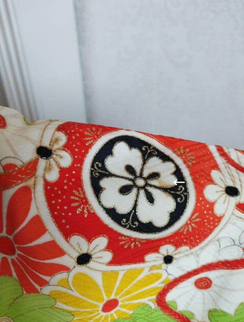 アンティーク着物&被布エプロンセット 大正ロマン 七五三 女の子