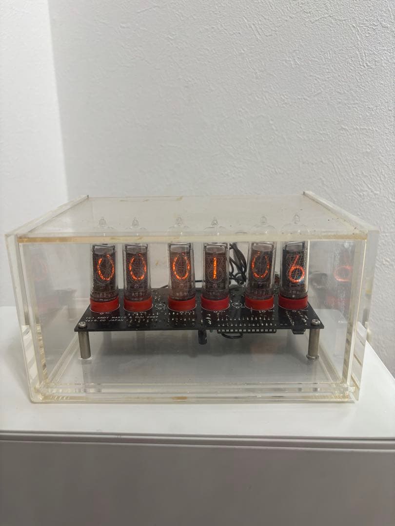 ニキシー管時計　訳あり
