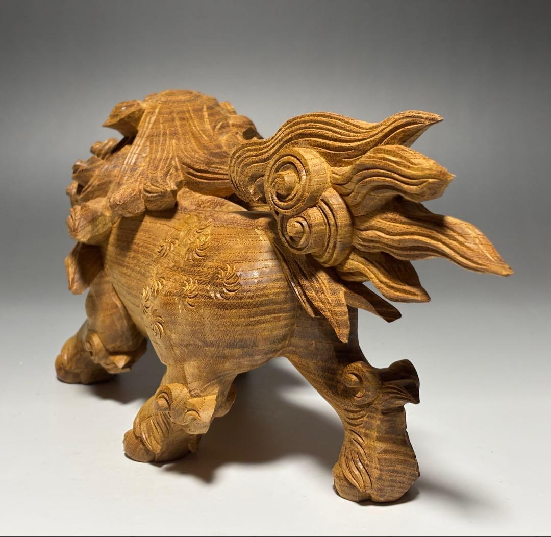 【 木彫 唐獅子 】 山車 祭屋台 だんじり 地車 社寺彫刻 宮彫