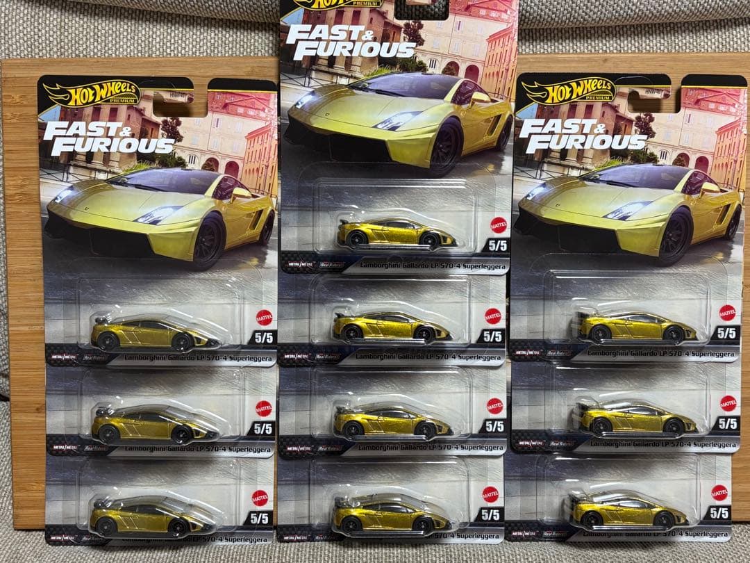 10台セット ランボルギーニ ガヤルド ワイルドスピード ホットウィール