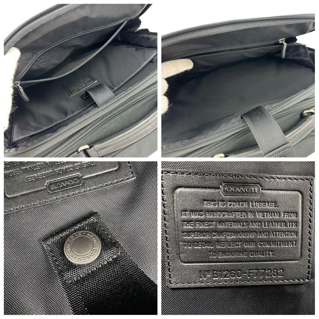 COACHコーチ トラベルキャリー F77282 ナイロン 多収納 出張