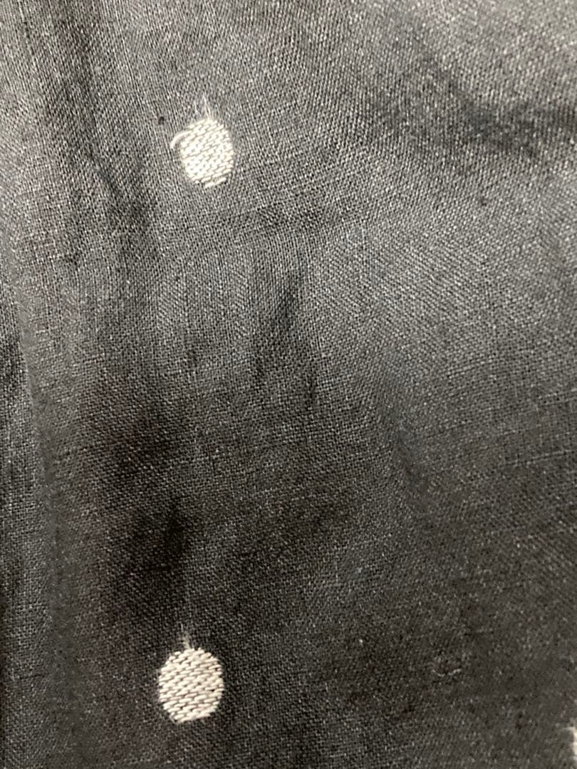 ICHI Antiquites イチアンティークスリネンドットイージーパンツ水玉