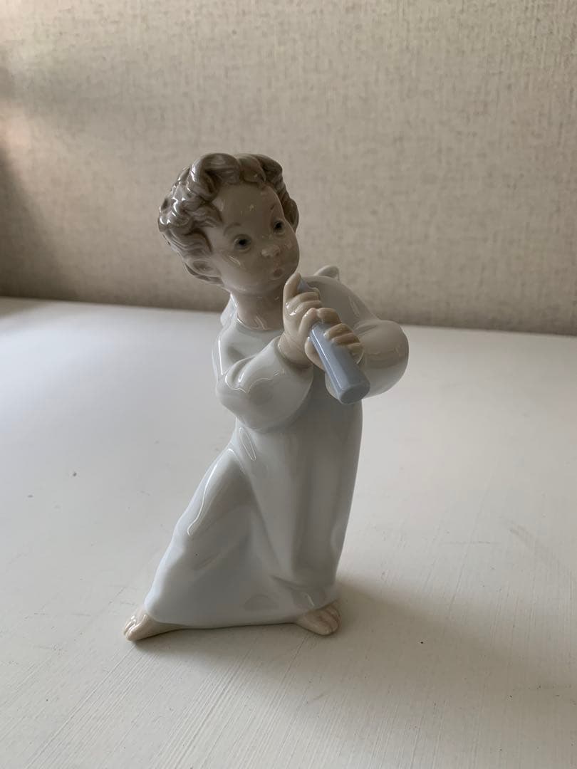 リヤドロ　天使　可愛いフルート　箱付
