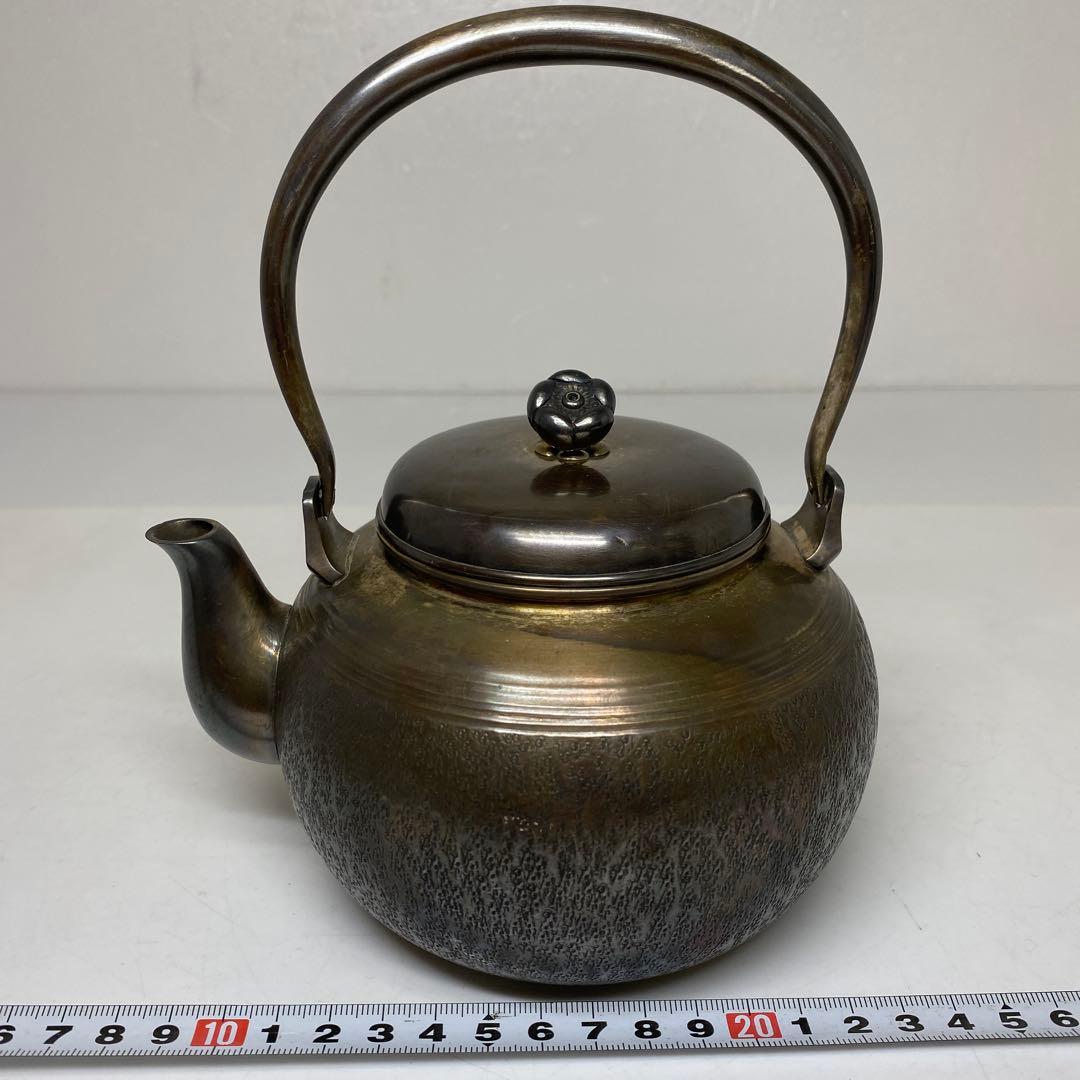 純銀刻印　銀瓶 402g トウオ　東さ7-0330☆2F