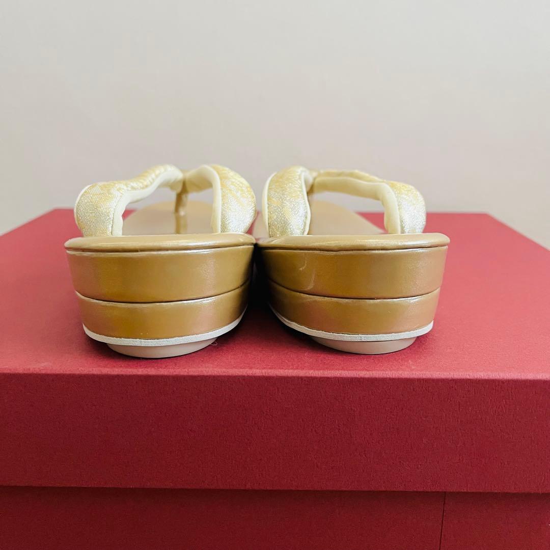 【美品】礼装用草履バッグ　結婚式　黒留袖 フォーマル　M.Lサイズ