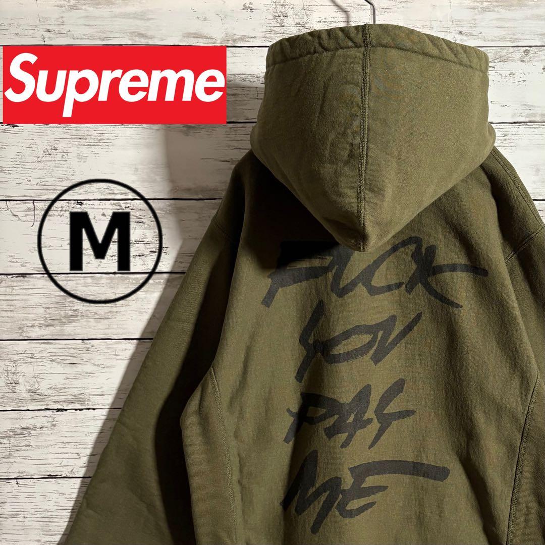 【激シブ】Supreme Futura Logo Pullover パーカー M