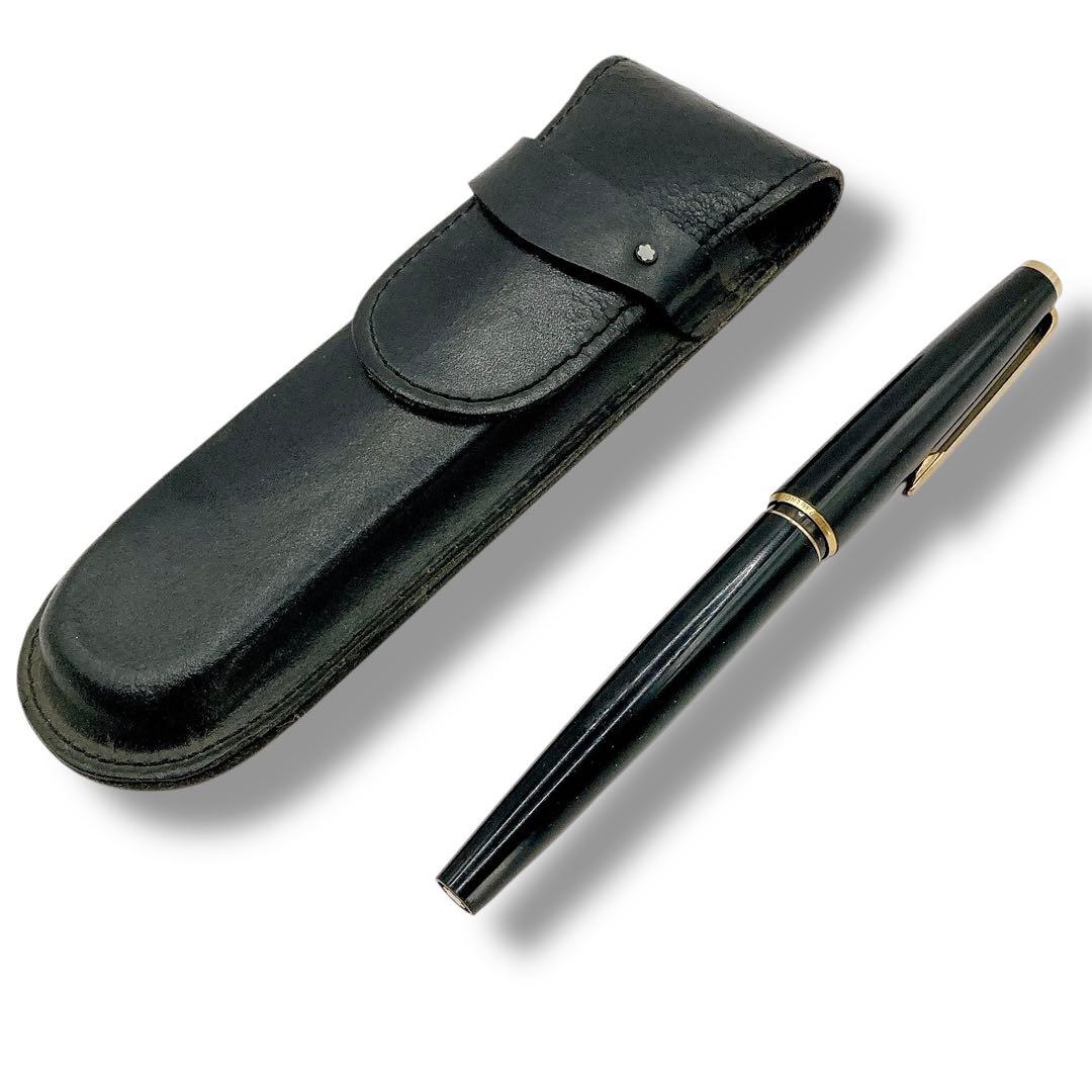 MONTBLANC✨モンブラン　万年筆　14K 585 ブラック　ケース付き