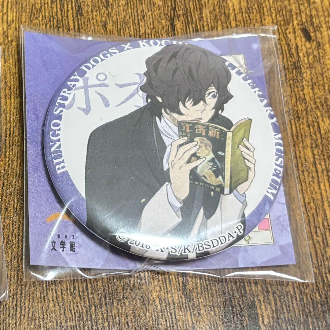 高知県立文学館コラボ缶バッジ　ポオver.