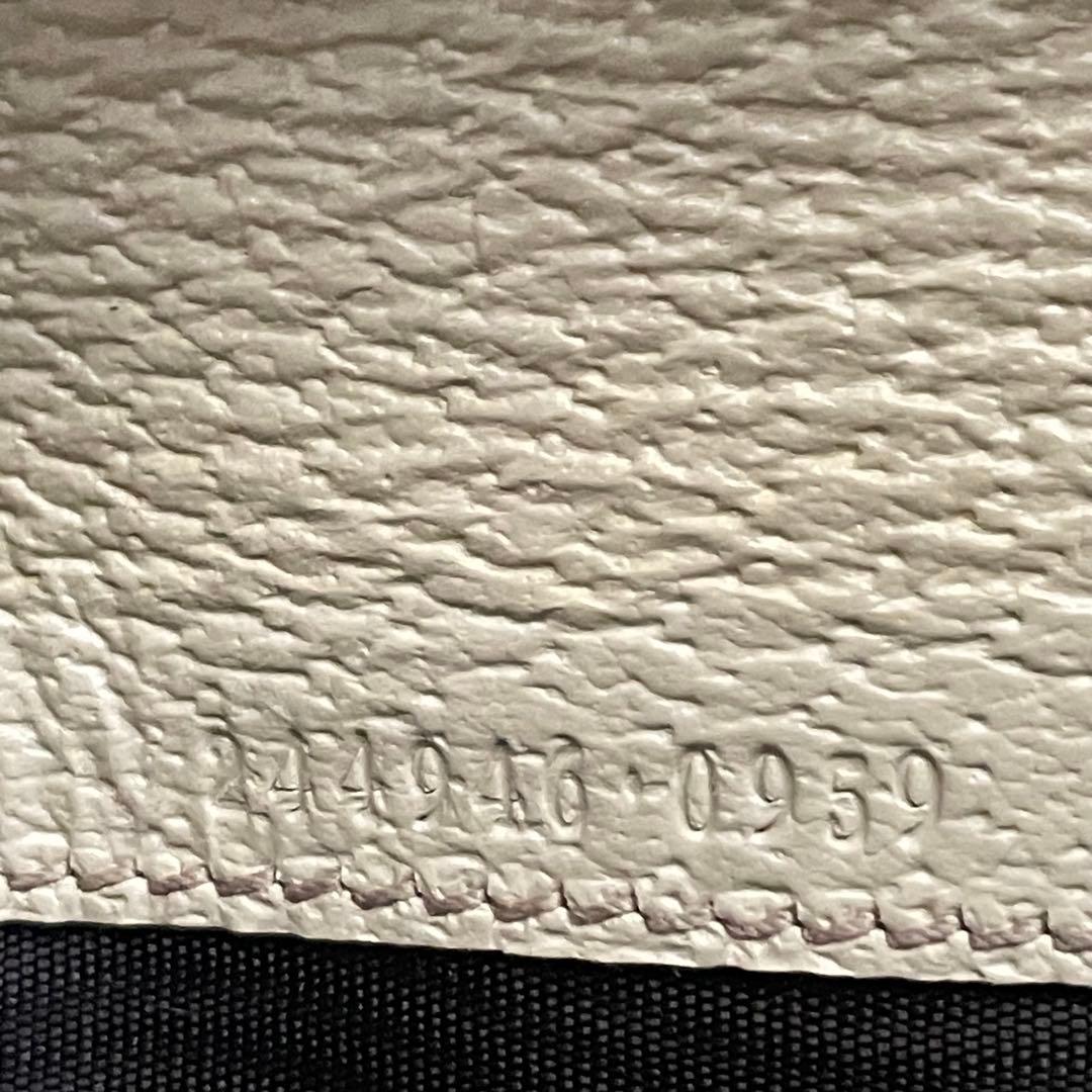 GUCCI グッチ 長財布 GGキャンバス ロゴプレート 折り財布 0108-⑨