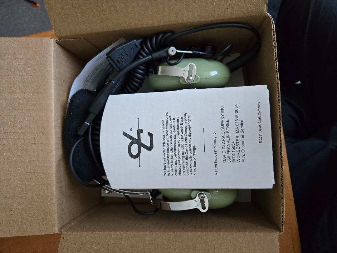 はな　航空用ヘッドセット　David Clark【USED】