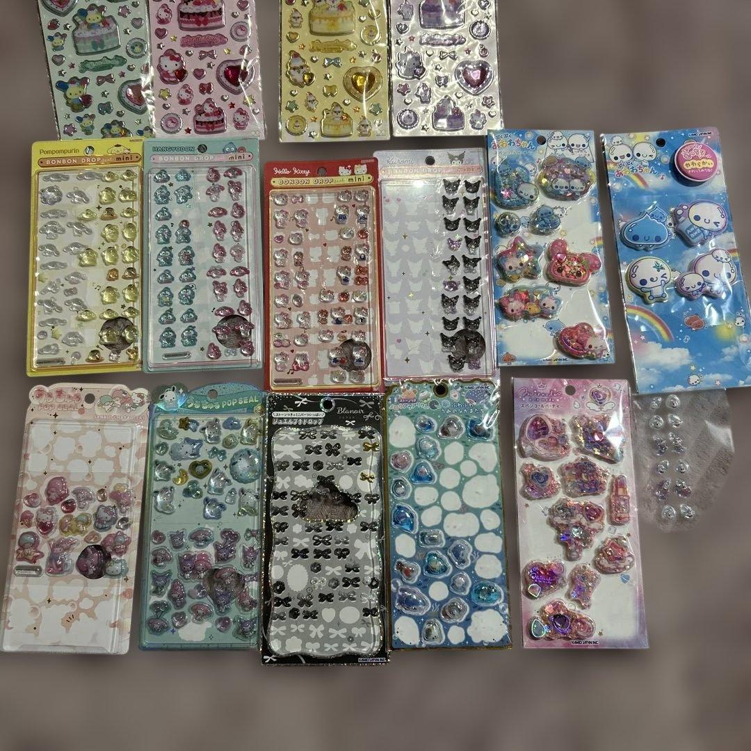 ボンドロ　うるちゅる　ウォーター　おはじき　ジュエル　他　おすそ分けシールセット