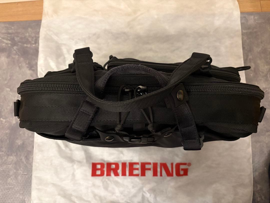 美品 BRIEFING_2WAY_ビジネス_ショルダーバッグ_ブリーフィング