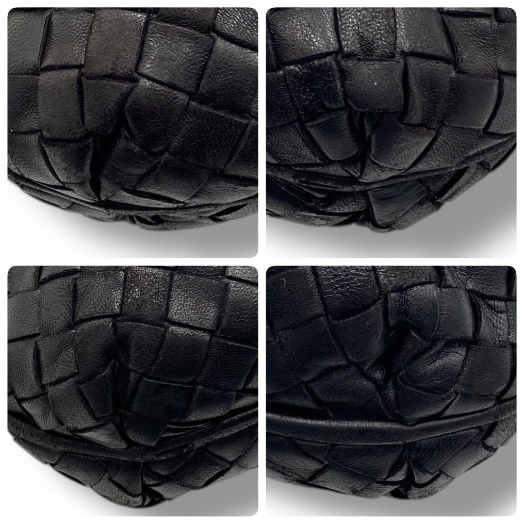 良品 ボッテガヴェネタ イントレチャート ショルダーバッグ レザー ビンテージ