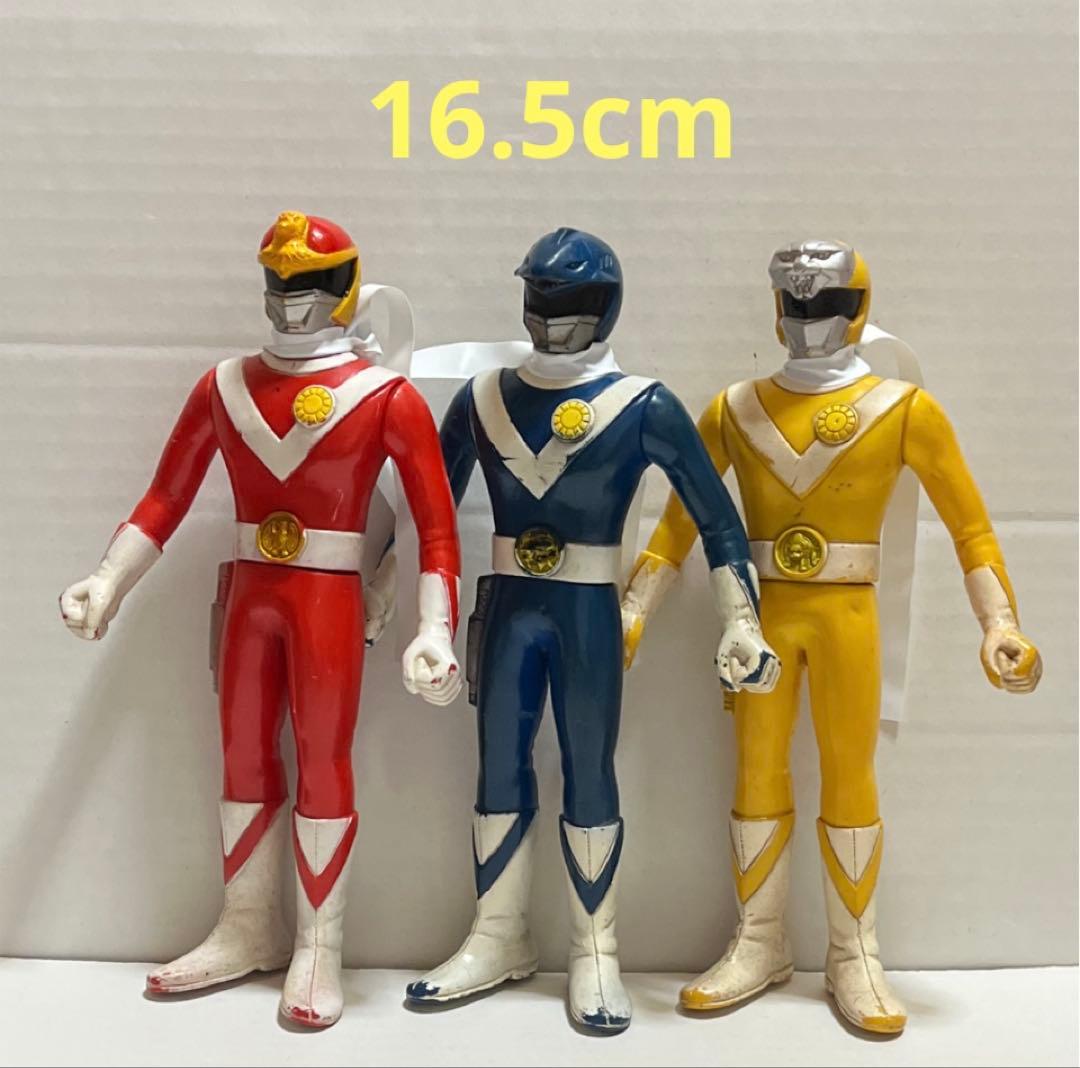 ☆サンバルカン バルイーグル バルパンサー バルシャーク ソフビ 16.5cm☆