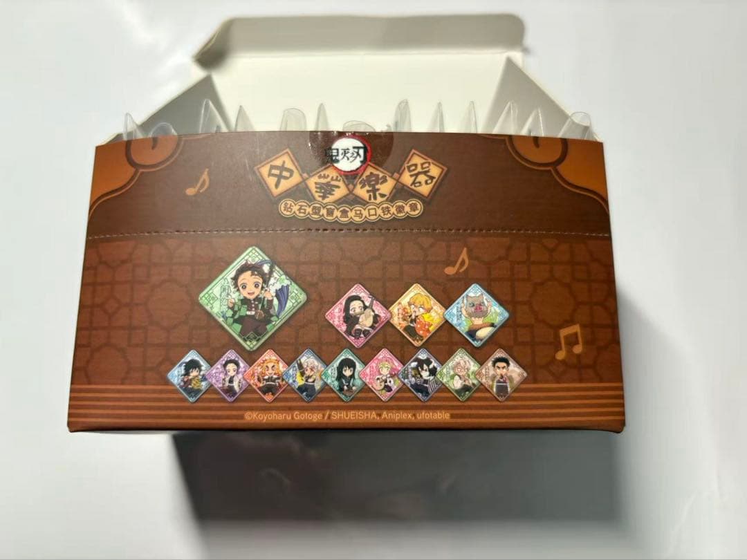鬼滅の刃　無限城編　中国限定　中国楽器シリーズ　ダイヤ型　缶バッジbox