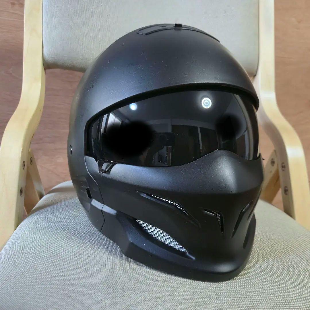 フルフェイスヘルメット マットブラック　Mサイズ
