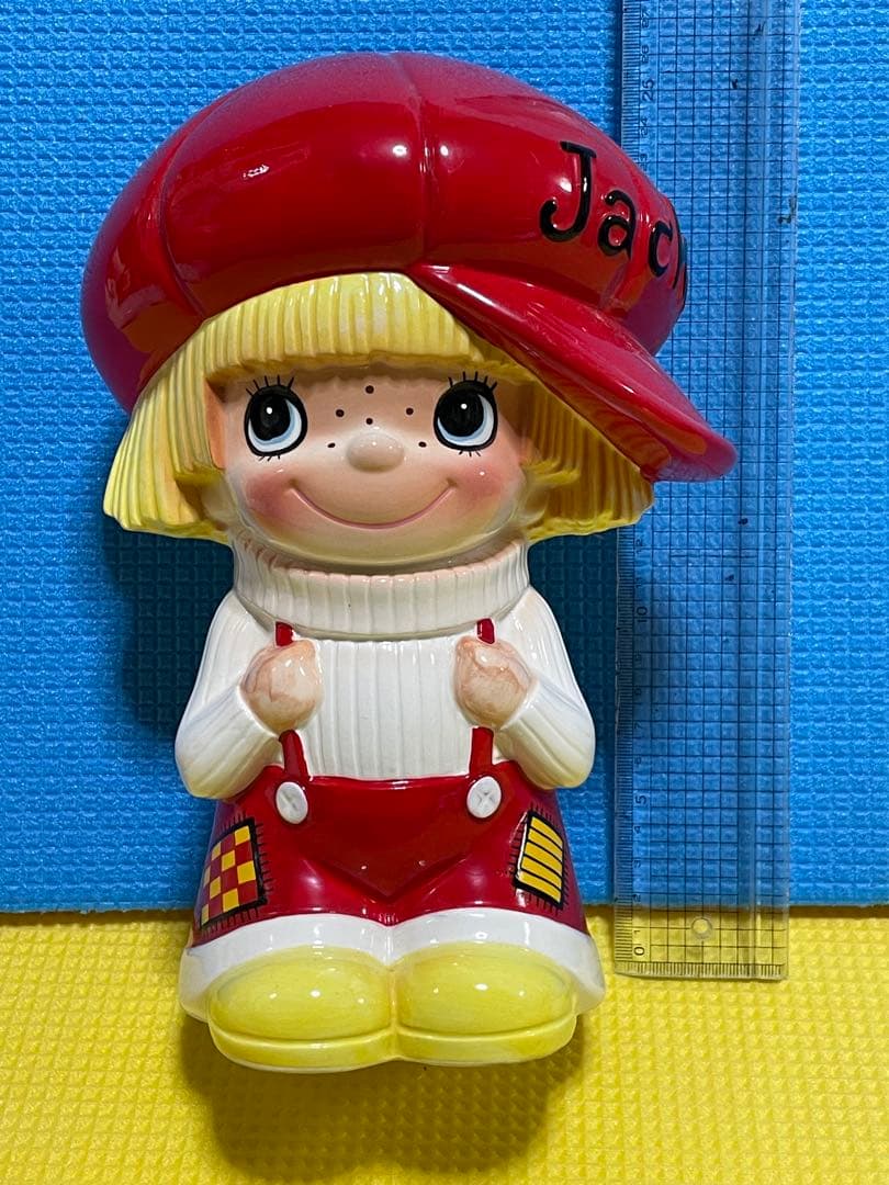 内藤ルネ　ジャッキー　靴ベラ入れ　珍品　レア　昭和レトロ　陶器　置物　備品